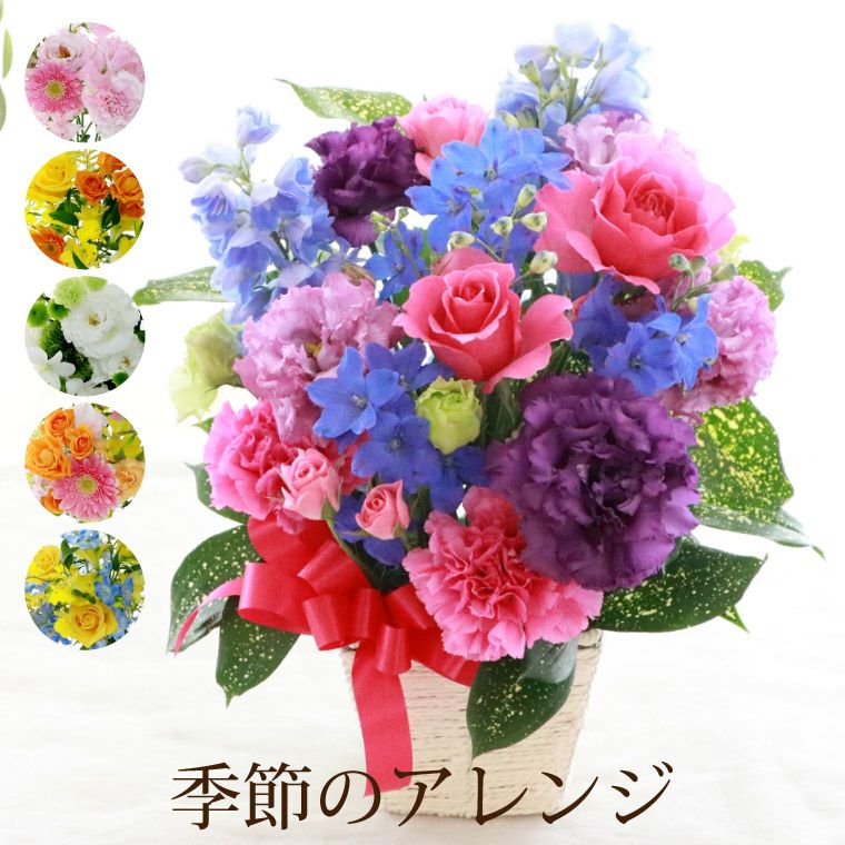 季節のフラワーアレンジメント AB・Mサイズ 』 生花｜横浜花まりか