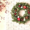 姫りんごのフォレストクリスマスリース Mサイズ･生 30cm