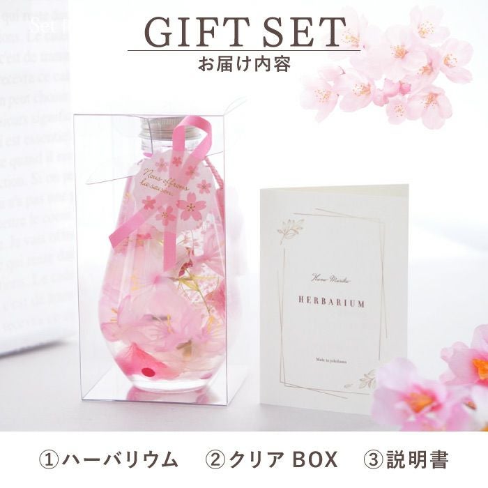 桜 ハーバリウム・Lサイズ』｜横浜花まりか フラワーギフト店