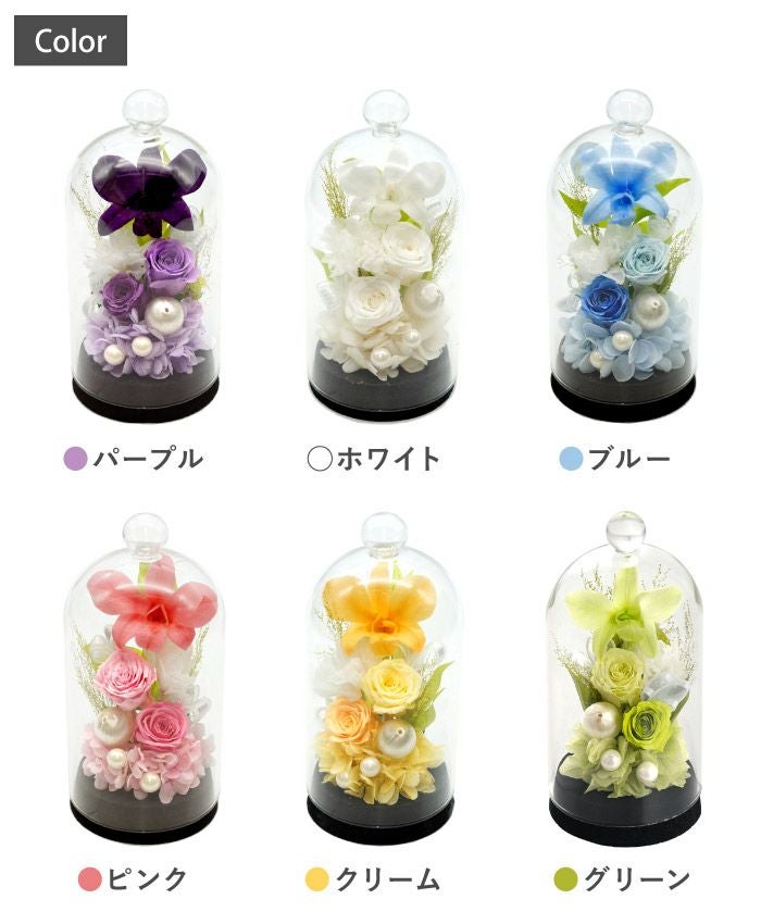 お供え花 ドーム プリザーブドフラワー