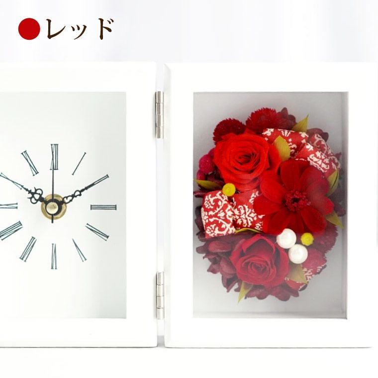 てまり花時計』 プリザーブドフラワー｜横浜花まりか フラワーギフト店