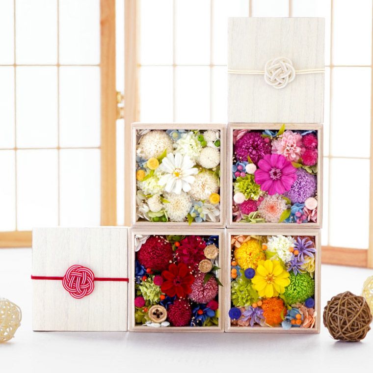 花たまて箱』 プリザーブドフラワー｜横浜花まりか フラワーギフト店