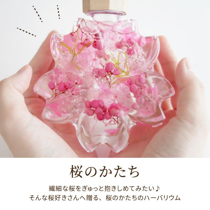 サクラノカタチ 桜ハーバリウム』｜横浜花まりか フラワーギフト店
