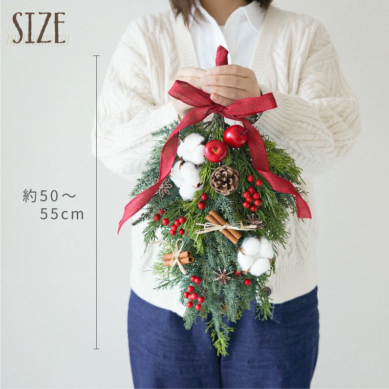 Jolie Noel・クリスマス スワッグ 』 アーティフィシャルフラワー