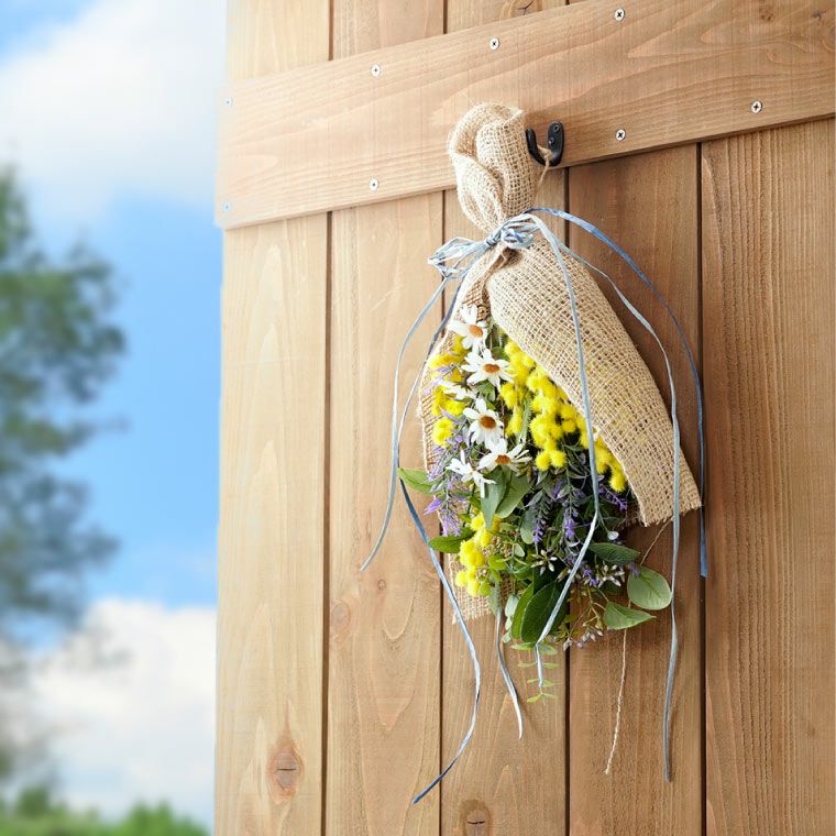 ミモザ アートスワッグ・40cm』 アーティフィシャルフラワー｜横浜花