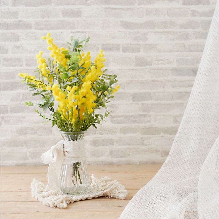 ミモザ アートスワッグ・40cm 造花