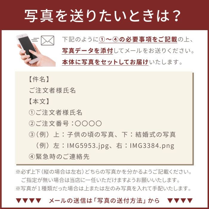 ありがとうのフォトフレーム プリザーブドフラワー