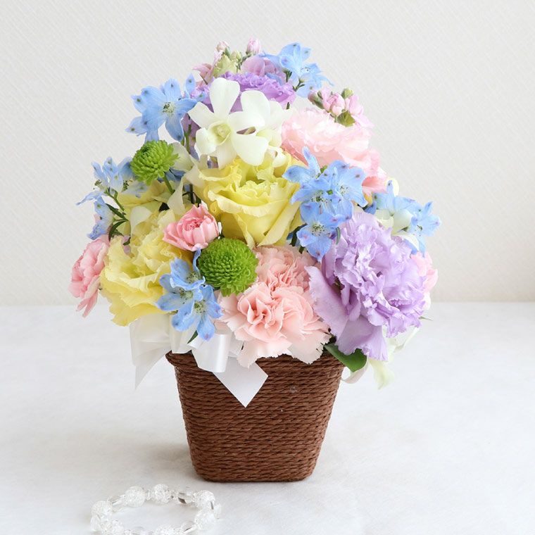 お供え花アレンジとご進物セット』 生花 | 横浜花まりか フラワーギフト店
