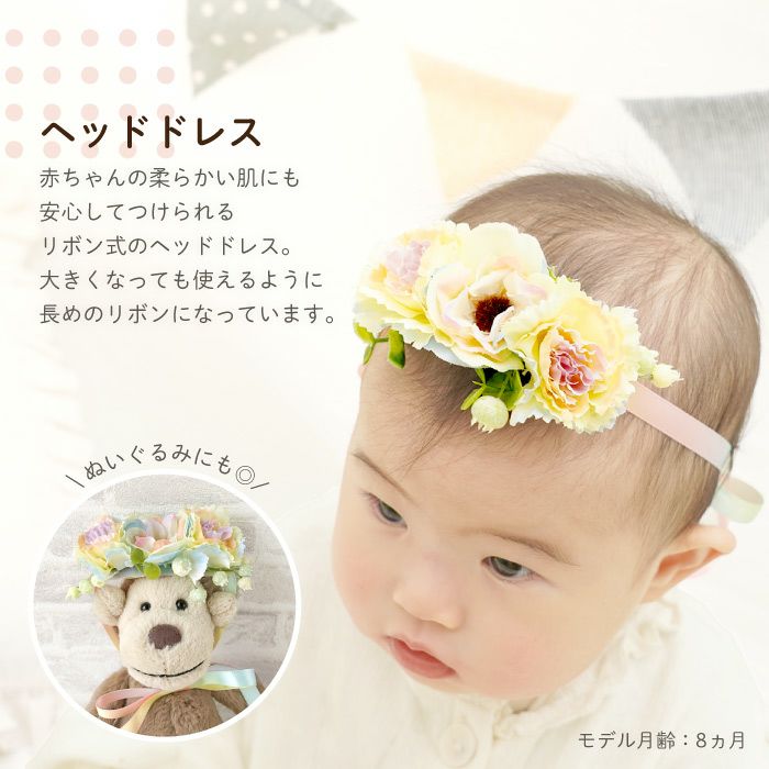 ブライスsize布花ヘッドドレスセット◾️ハンドメイド アウトフィット ぬいぐるみ ブライスsize布花ヘッドドレスセット◾️ハンドメイド アウトフィット