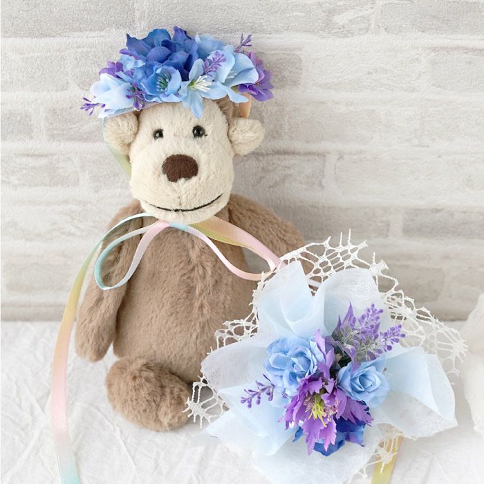 ジェリーキャットぬいぐるみとミニブーケ＆ヘッドドレス』 アーティ