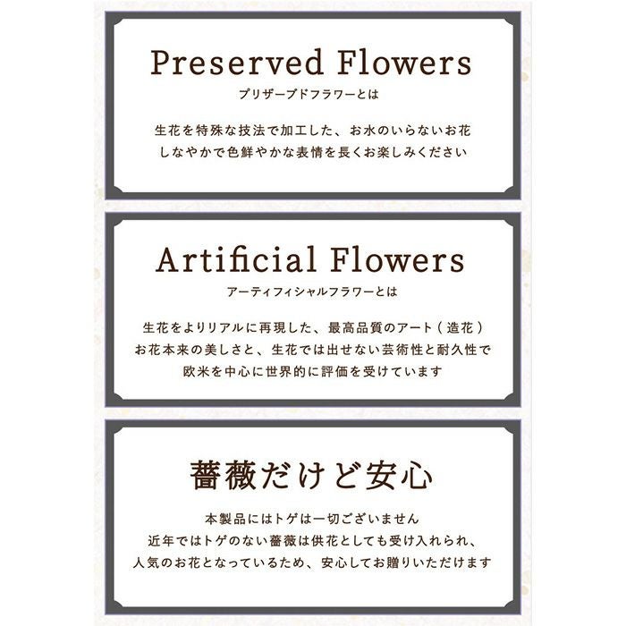 選べるお供え花とご進物のギフトセット』 プリザーブドフラワー