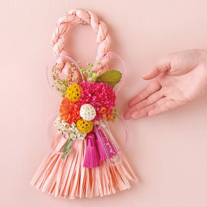 色とりどり正月お飾りしめ縄』 アーティフィシャルフラワー | 横浜花