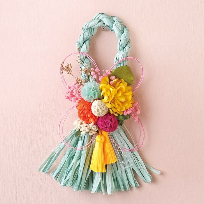 色とりどり正月お飾りしめ縄』 アーティフィシャルフラワー | 横浜花